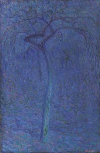 Leo Gestel Boom in maanlicht China oil painting art